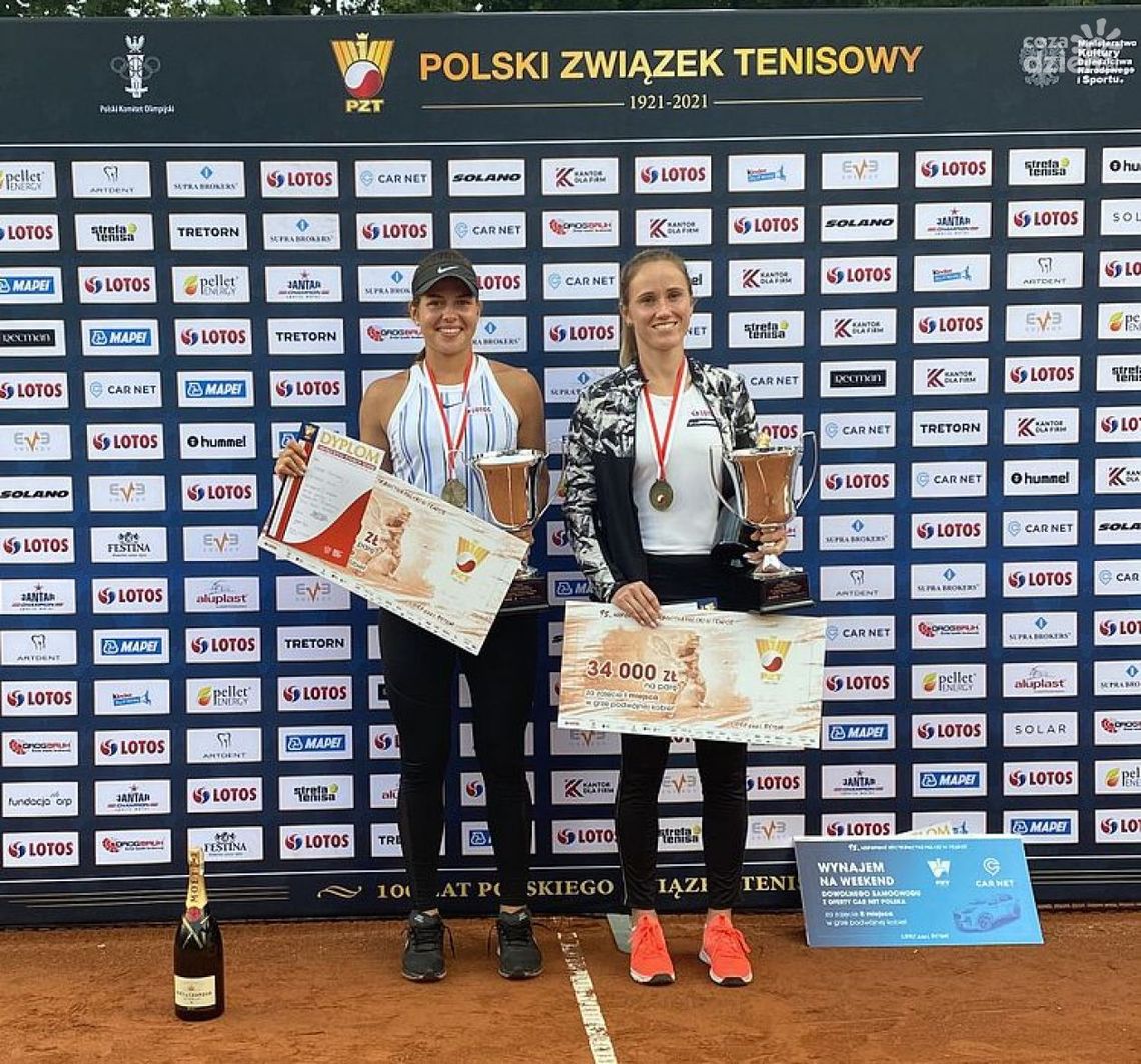 Weronika Falkowska mistrzynią Polski w grze podwójnej!