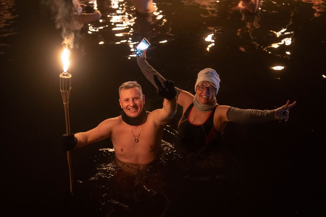 Morsowanie z pochodniami na Borkach