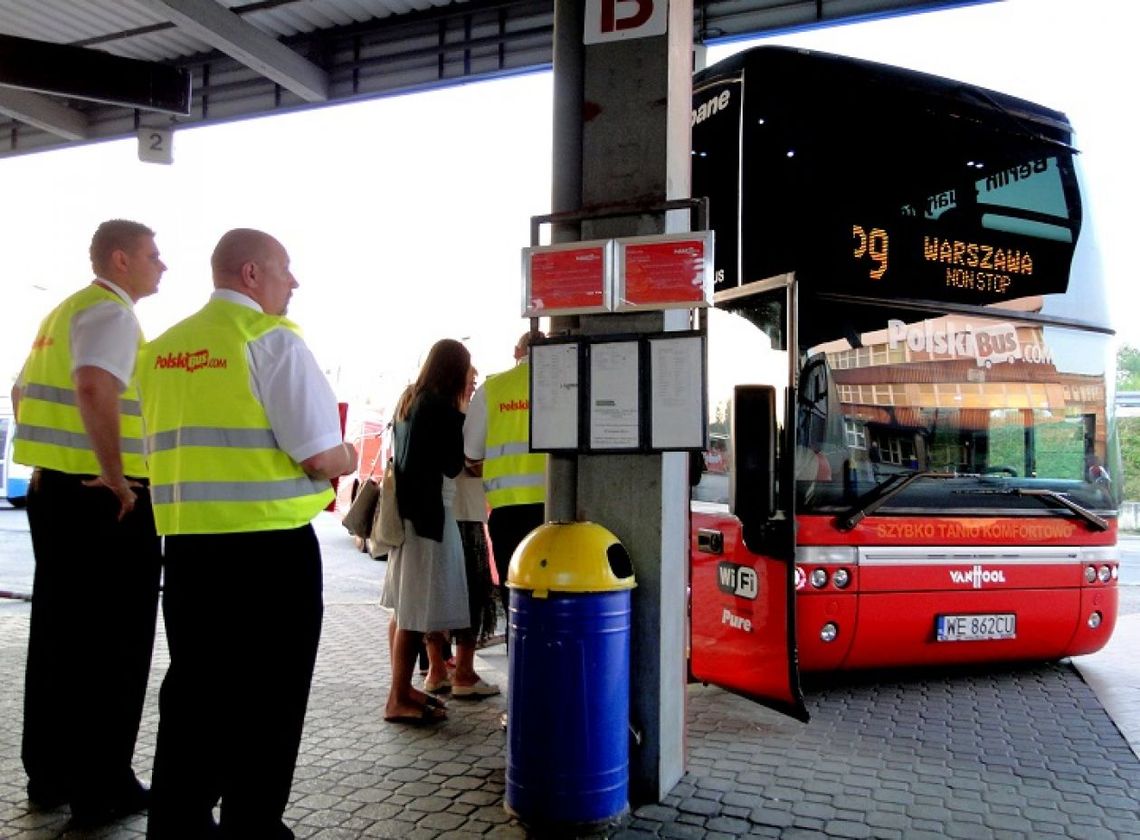 Więcej kursów do i z Warszawy