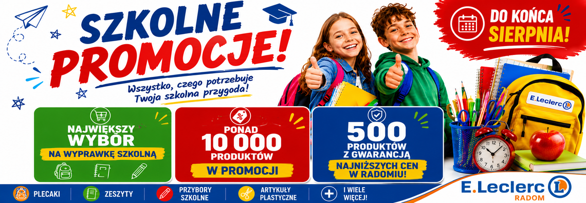 Wielka Akcja Szkoła w E.Leclerc Radom!