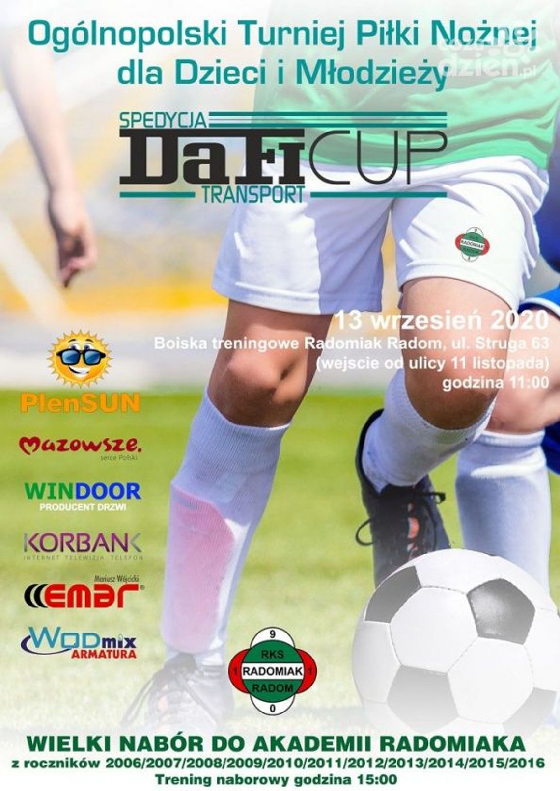Wielki nabór do Akademii Radomiaka i ogólnopolski turniej piłkarski