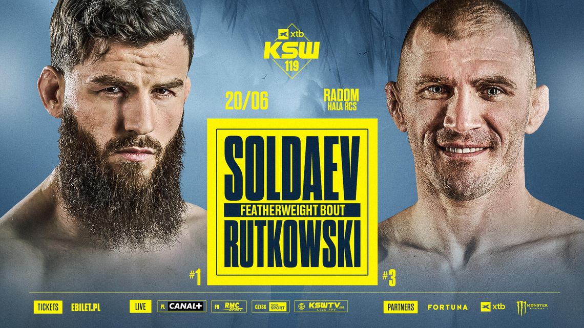 Wielki rewanż na XTB KSW 119. Daniel Rutkowski znów zmierzy się z Adamem Soldaevem
