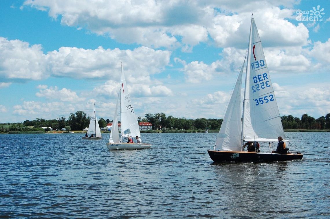 Wielkie pływanie nad Zalewem Domaniowskim