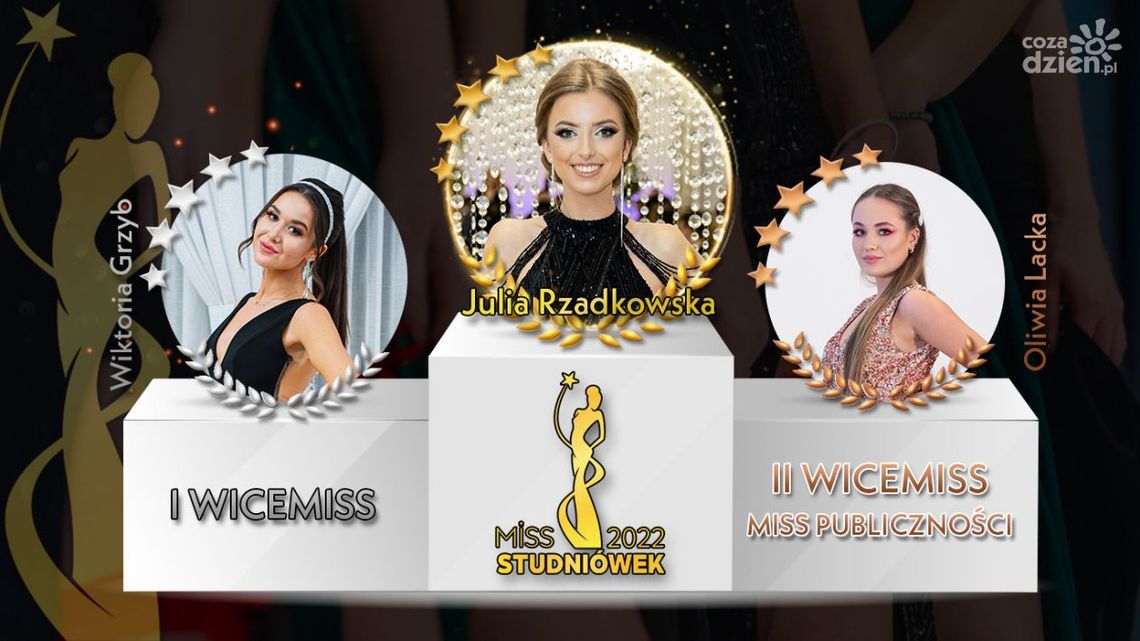 Wiemy, kto zdobył tytuł MISS STUDNIÓWEK 2022 Wiemy, kto zdobył tytuł MISS STUDNIÓWEK 2022