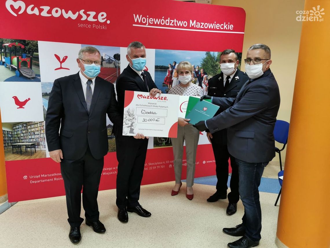 Wierzbica. Prawie 100 tys. zł dotacji z Mazowsza