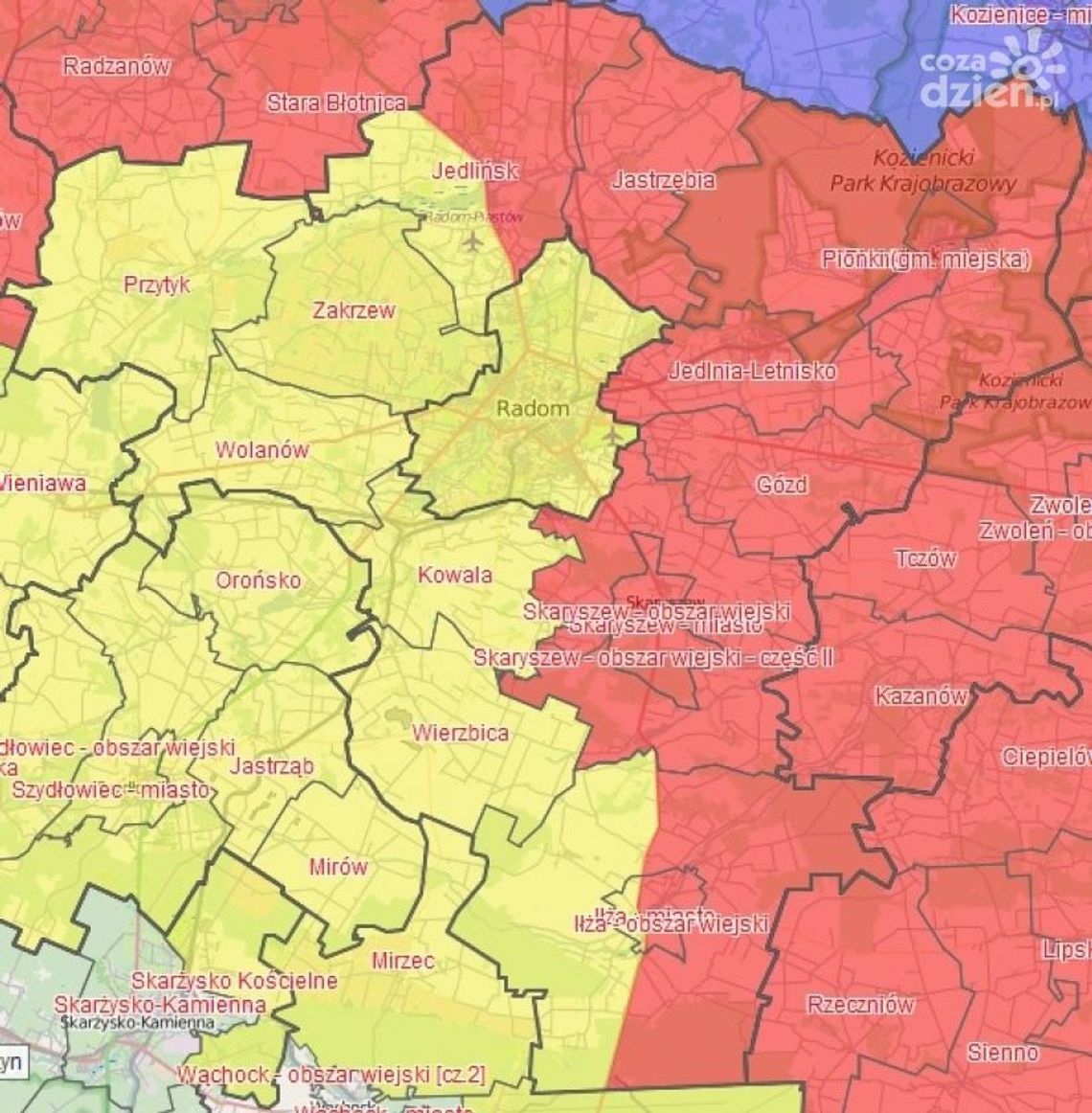 Wirus ASF - zmieniono zasięg obszarów objętych restrykcjami Wirus ASF - zmieniono zasięg obszarów objętych restrykcjami