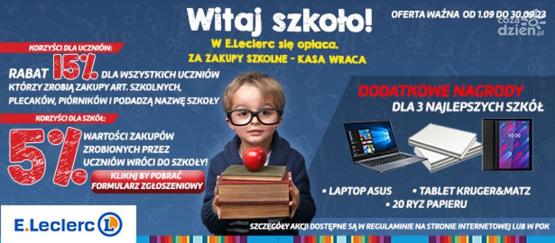 Witaj szkoło! Wyjątkowa akcja w E. Leclerc Radom