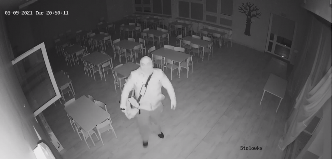 Włamali się do przedszkola. Jest nagranie