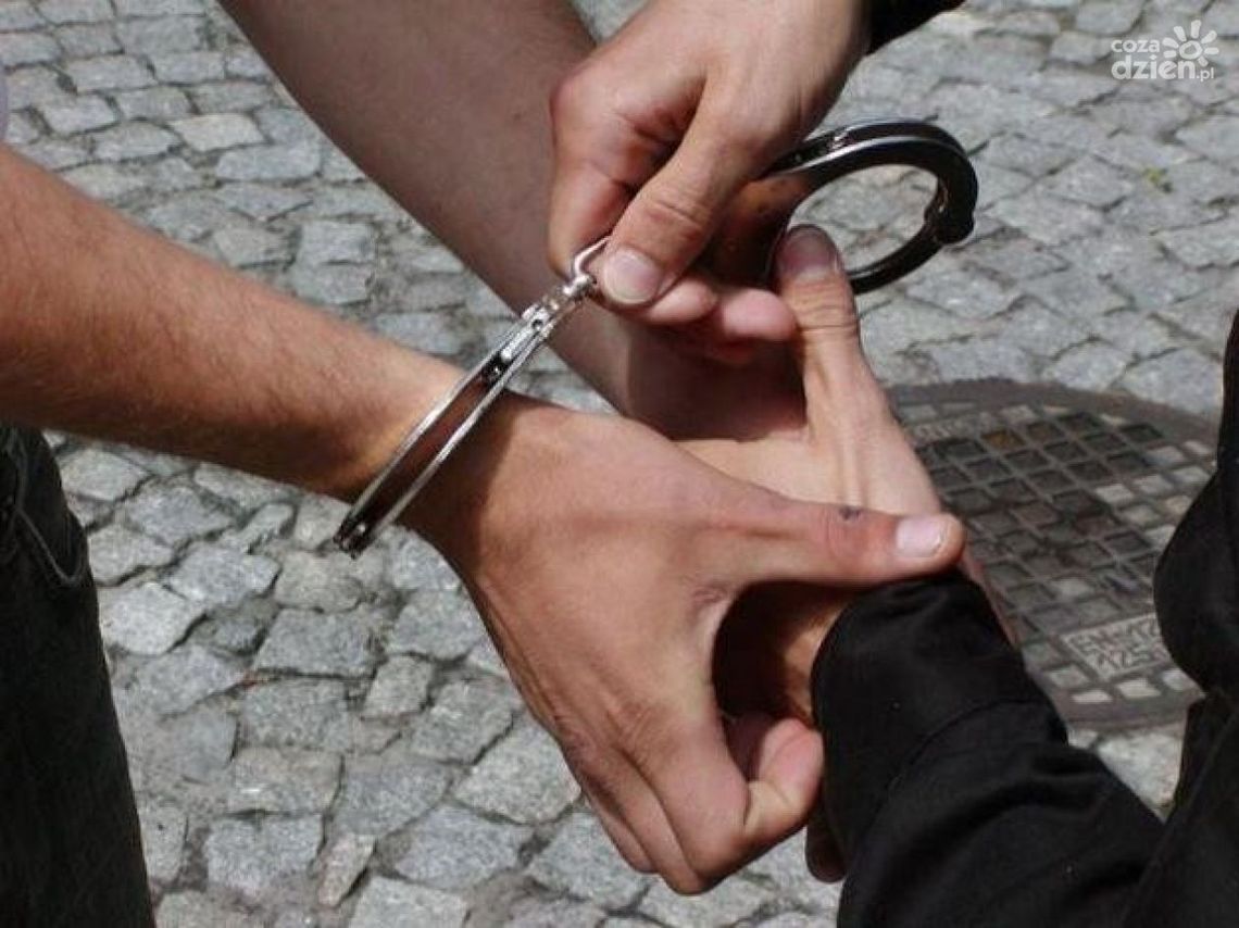 Włamywacz w rękach policji