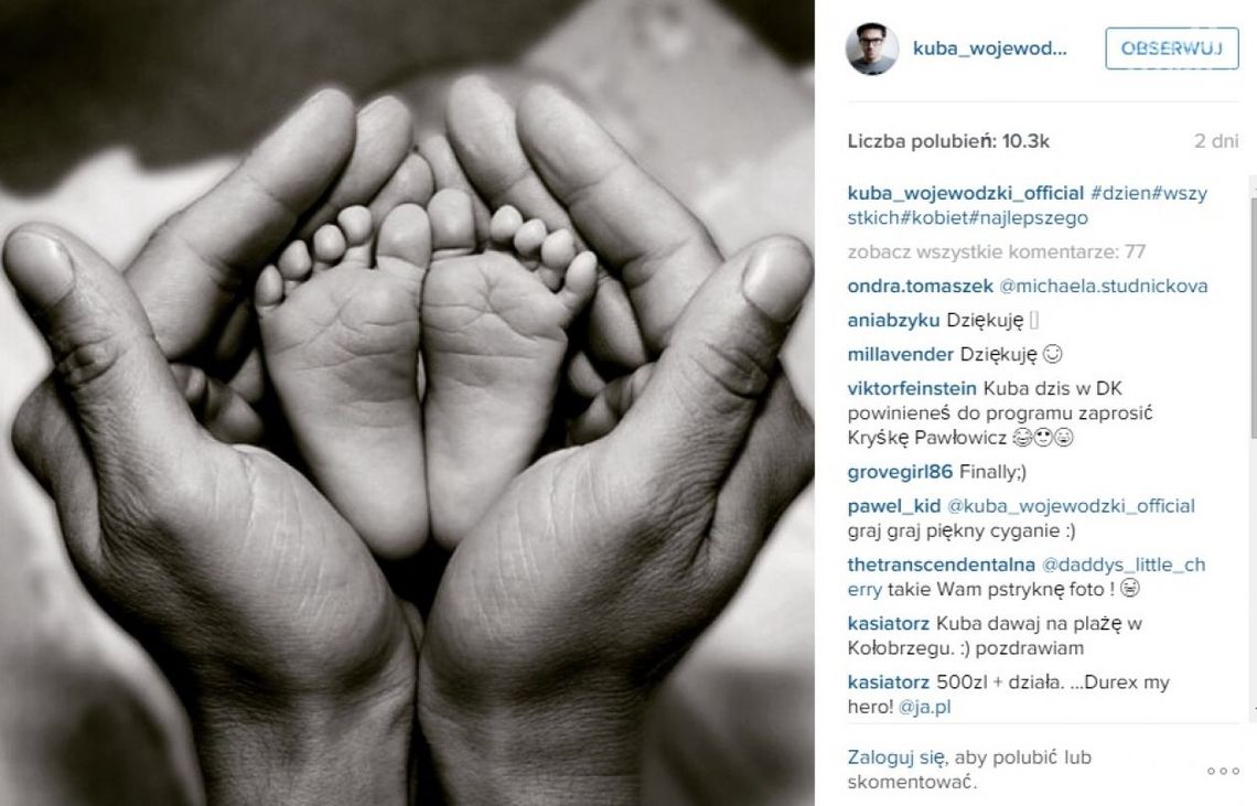 Wojewódzki zostanie ojcem?