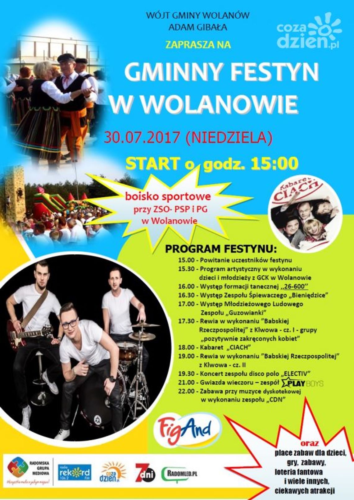 Wolanów pobawi się w niedzielę Wolanów pobawi się w niedzielę