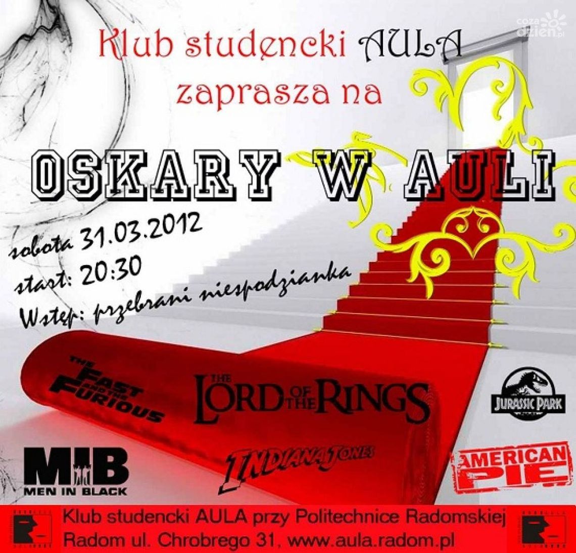 Wręczenie Oskarów w Auli