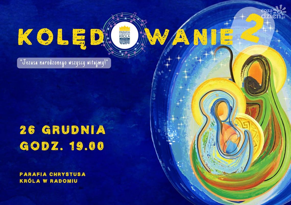 Wspólne kolędowanie na Gołębiowie