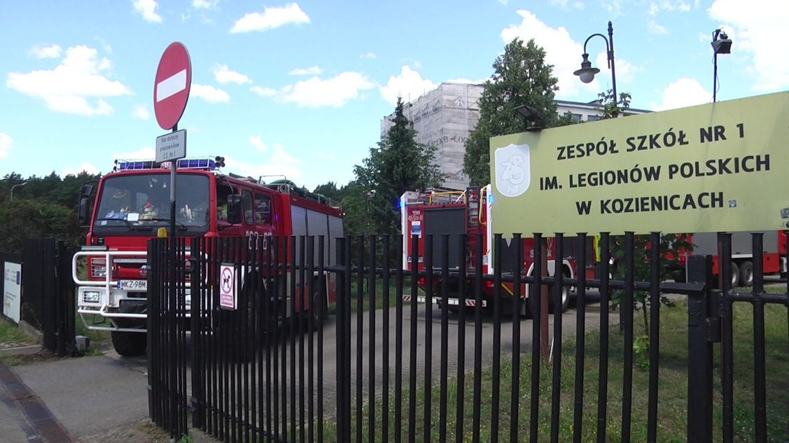 Wybuchł pożar w szkole w Kozienicach Wybuchł pożar w szkole w Kozienicach