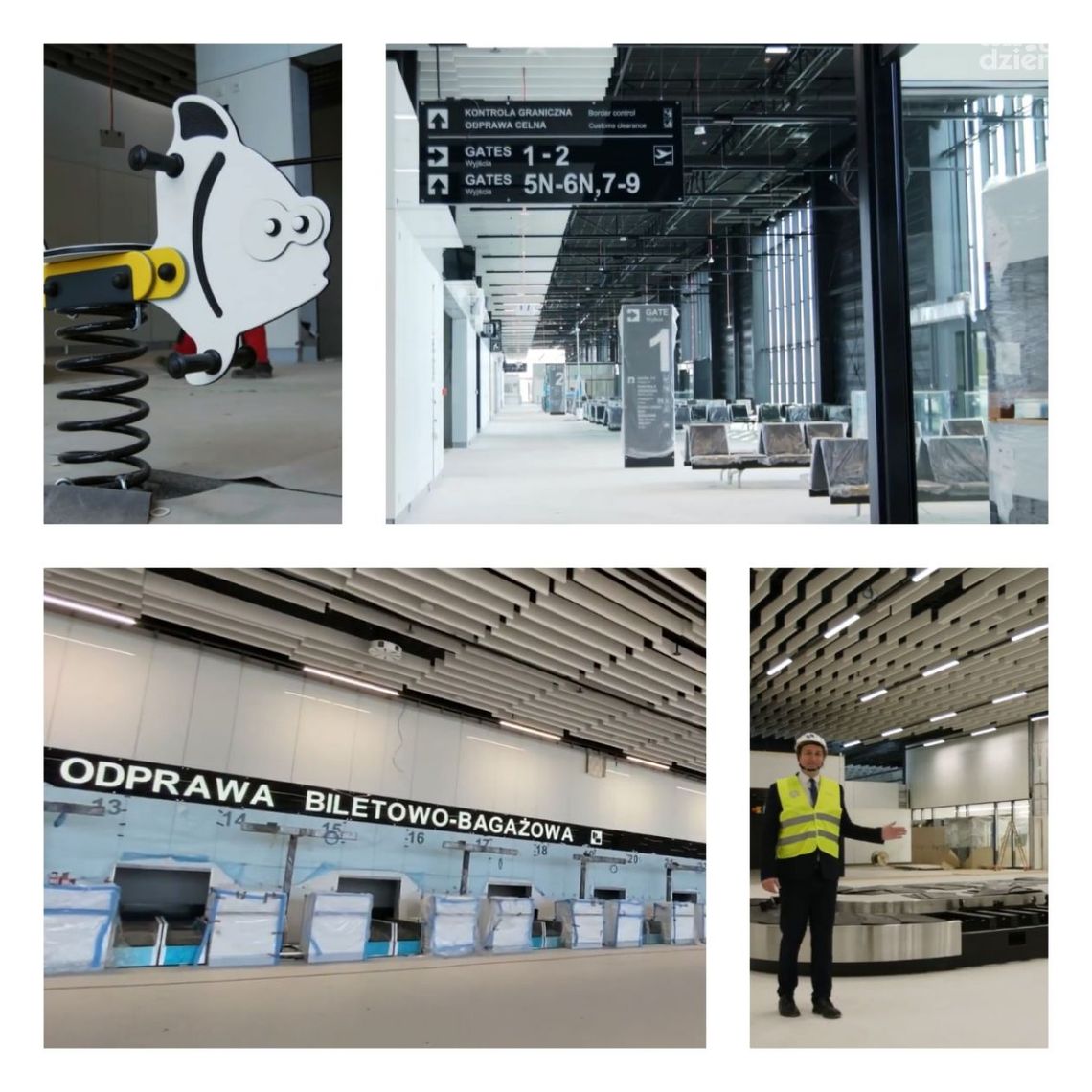 Wycieczka po terminalu radomskiego lotniska Wycieczka po terminalu radomskiego lotniska