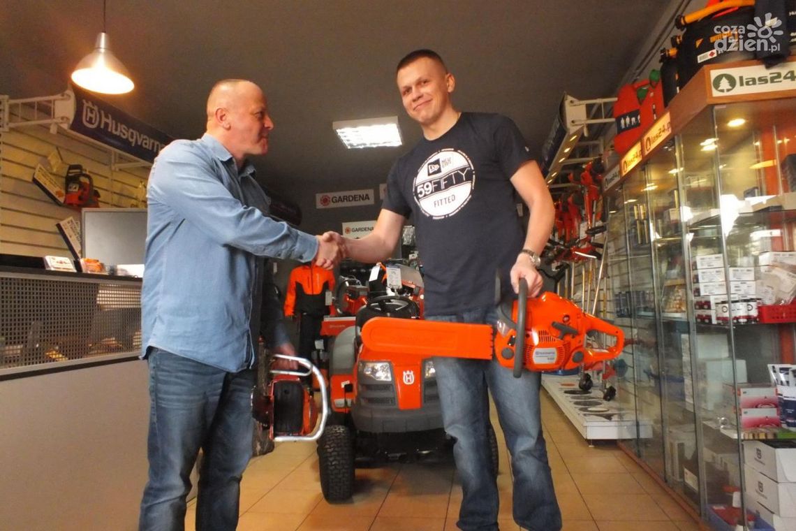Wygrał pilarkę Husqvarna