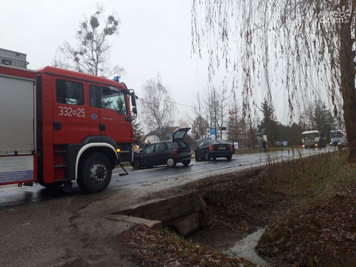 Wypadek na Kozienickiej - utrudnienia w ruchu