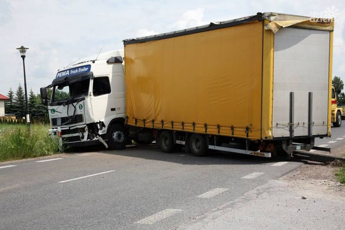 Wypadek na krajowej "dwunastce" w Kowalance