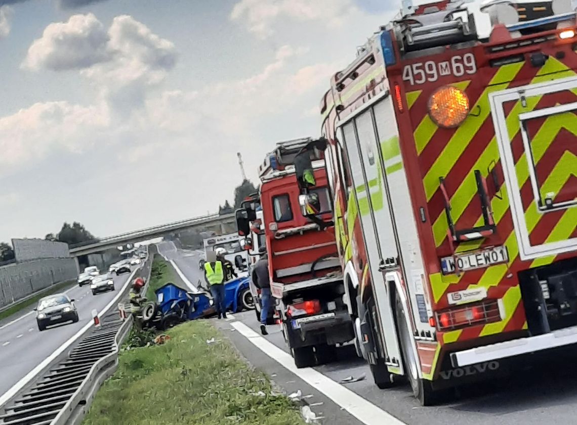 Wypadek na S7 - droga jest obecnie zablokowana!