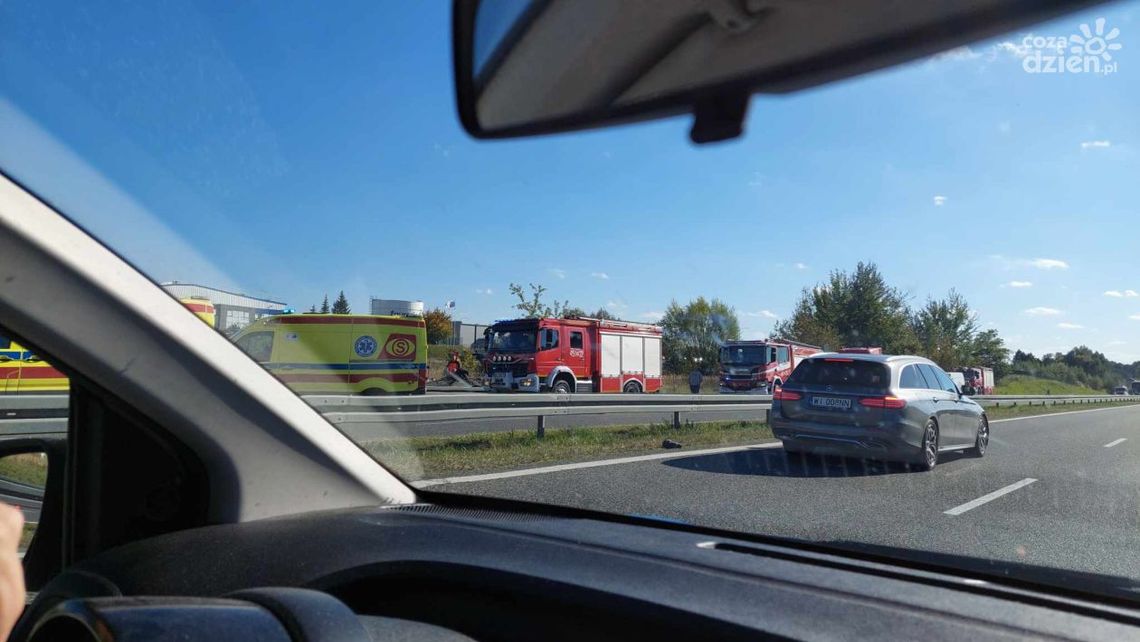 Wypadek na S7. Droga w kierunku Warszawy zablokowana!