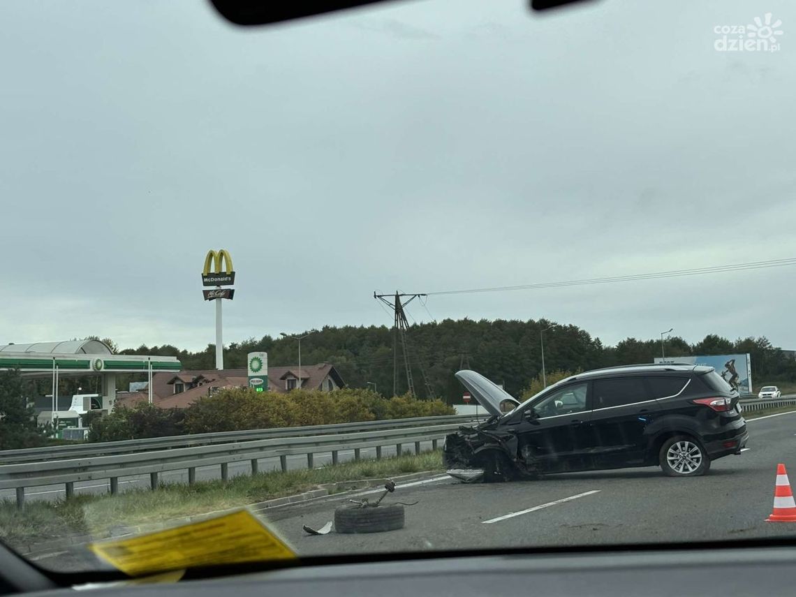 Wypadek na S7 koło Grójca Wypadek na S7 koło Grójca