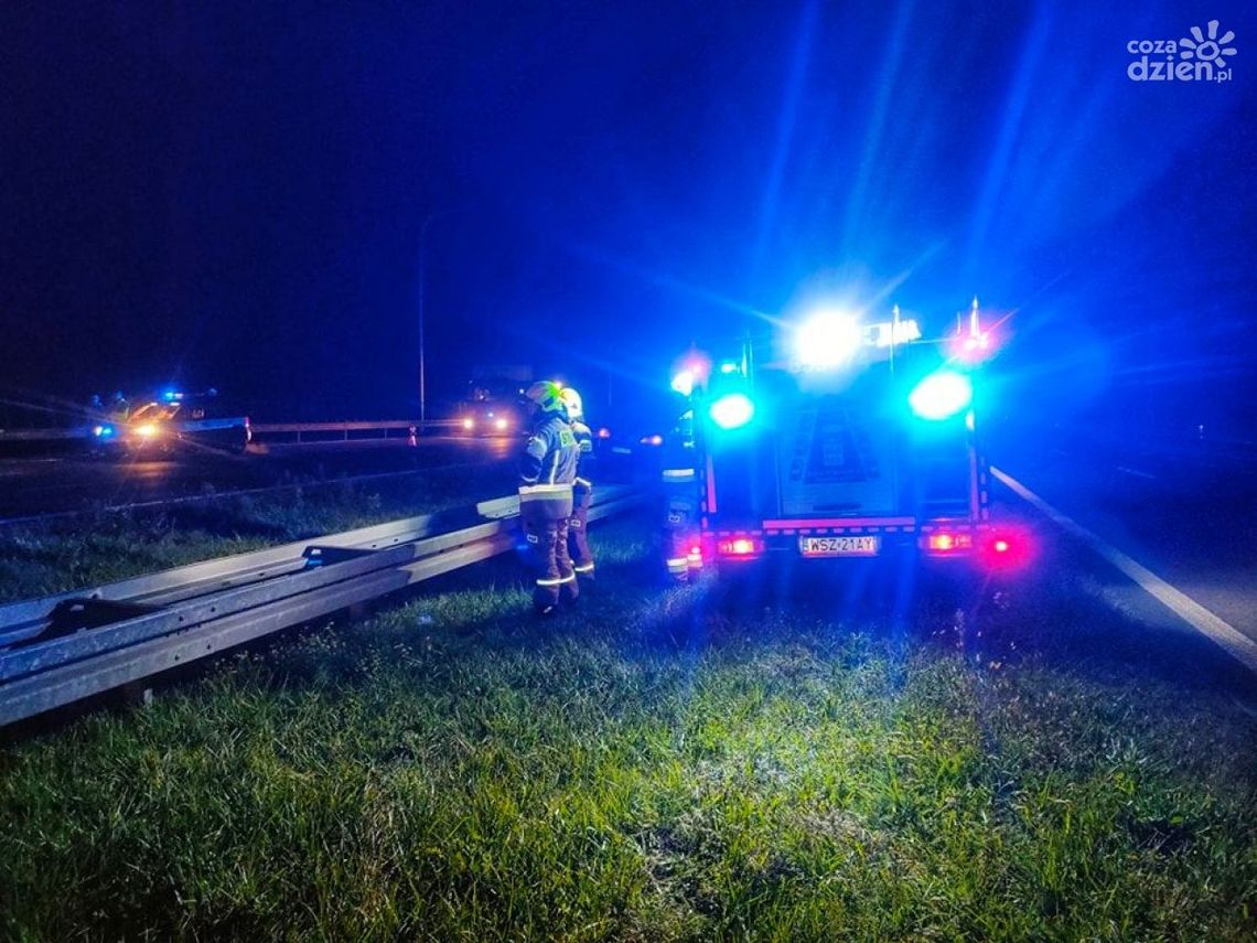 Wypadek na S7 koło Orońska. 29-latek w szpitalu Wypadek na S7 koło Orońska. 29-latek w szpitalu