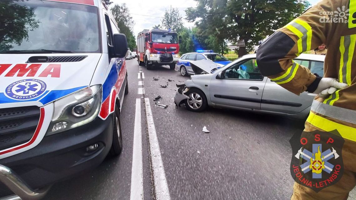 Wypadek na ul. Kozienickiej [wideo, zdjęcia]