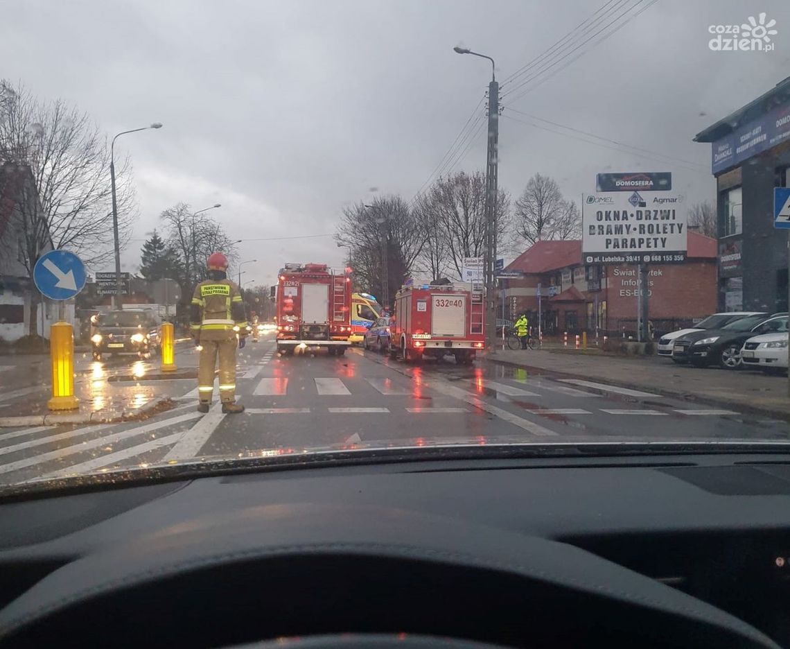Wypadek na ul. Lubelskiej 