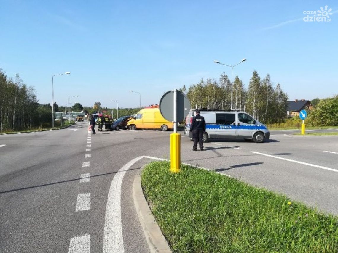 Wypadek na ul. Potkanowskiej Wypadek na ul. Potkanowskiej