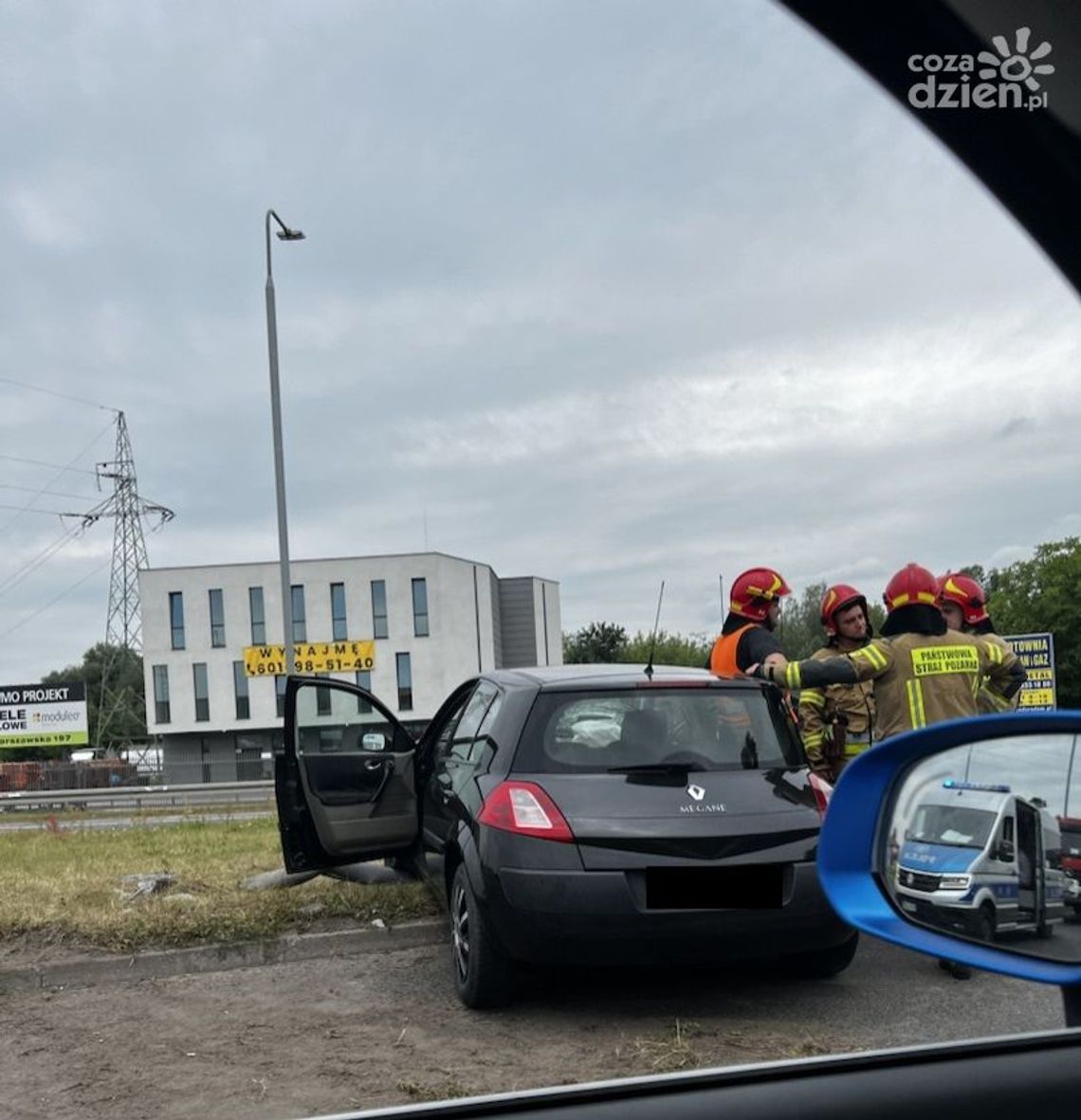 Wypadek na ul. Warszawskiej