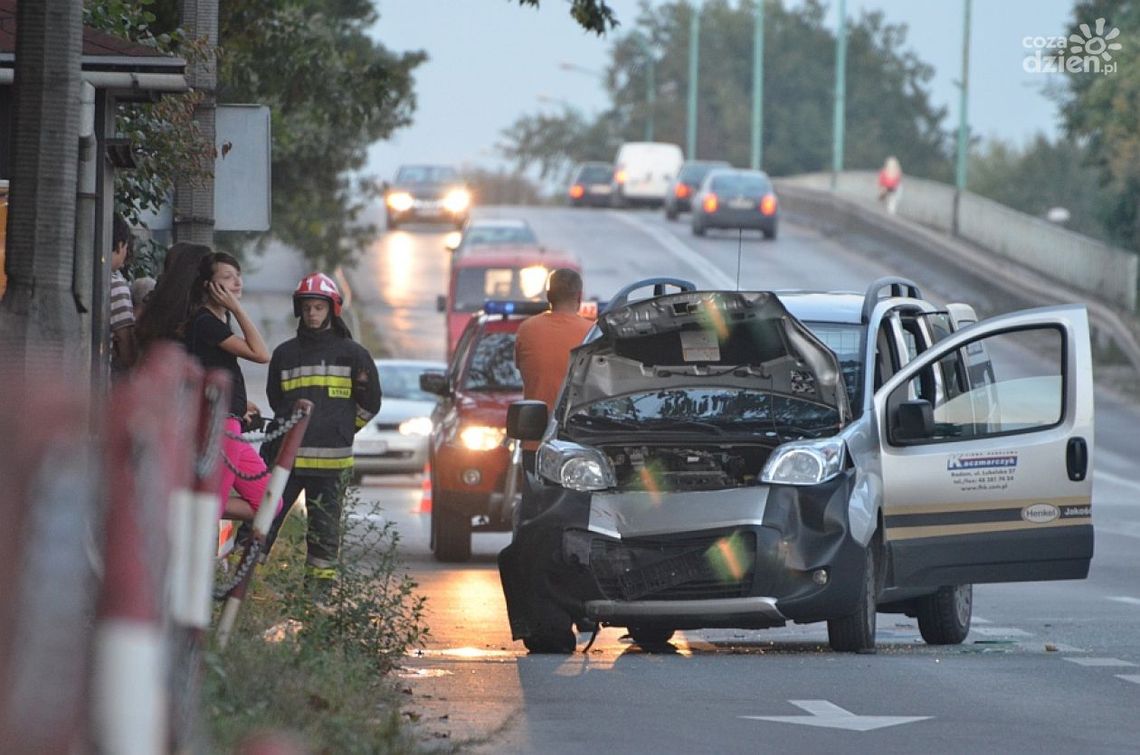 Wypadek na ulicy Żeromskiego.