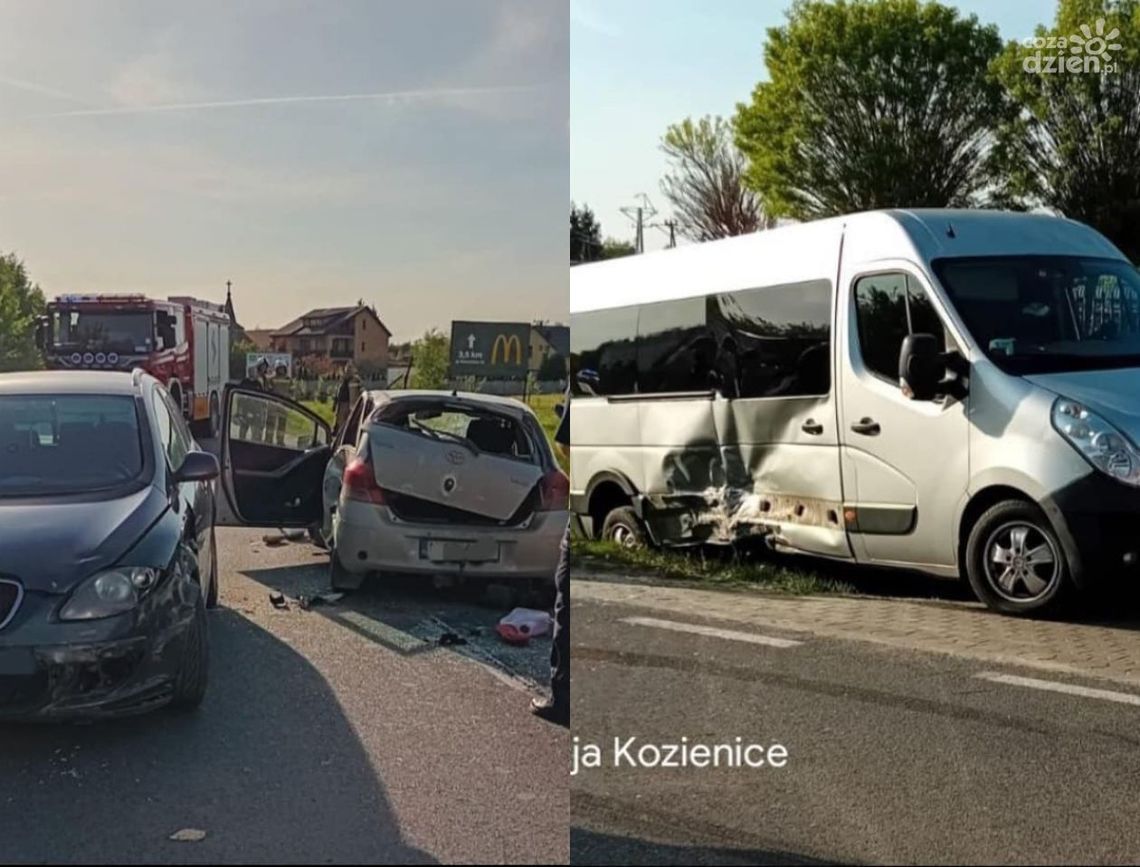 Wypadek pod Kozienicami. Droga była zablokowana Wypadek pod Kozienicami. Droga była zablokowana