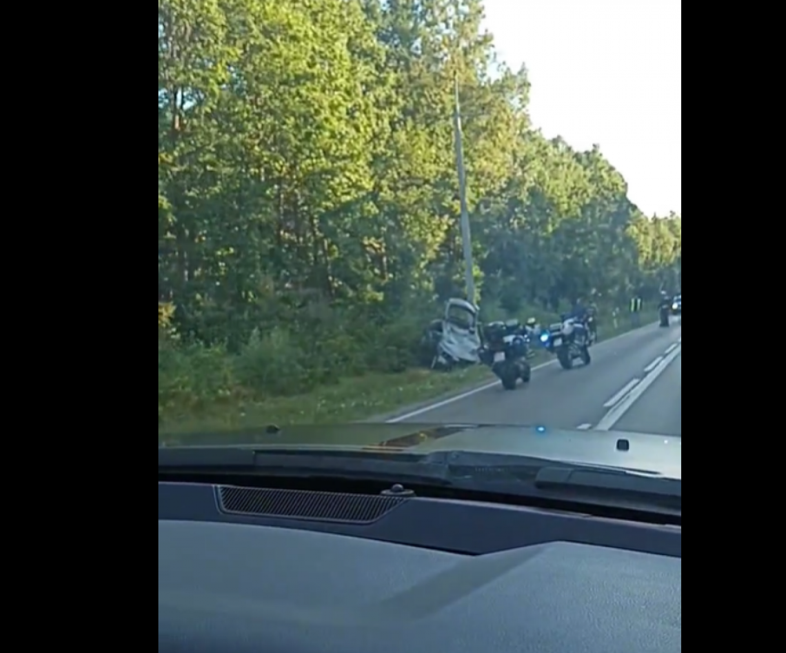 Wypadek pomiędzy Pionkami a Kozienicami 