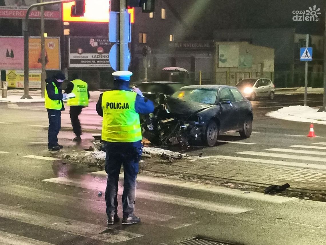 Wypadek przy ul. Toruńskiej