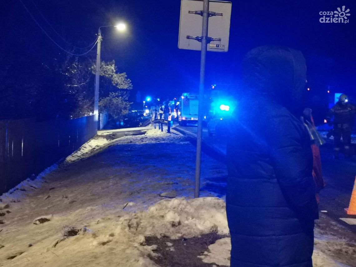 Wypadek w Augustowie. 44-latek w szpitalu