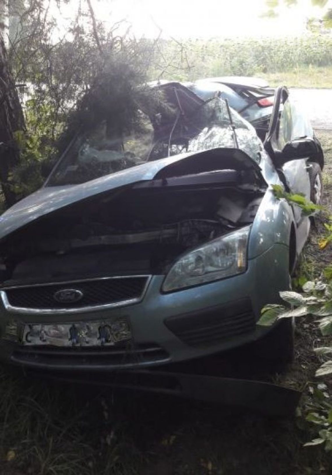 Wypadek w gminie Tczów. Dwie osoby w szpitalu