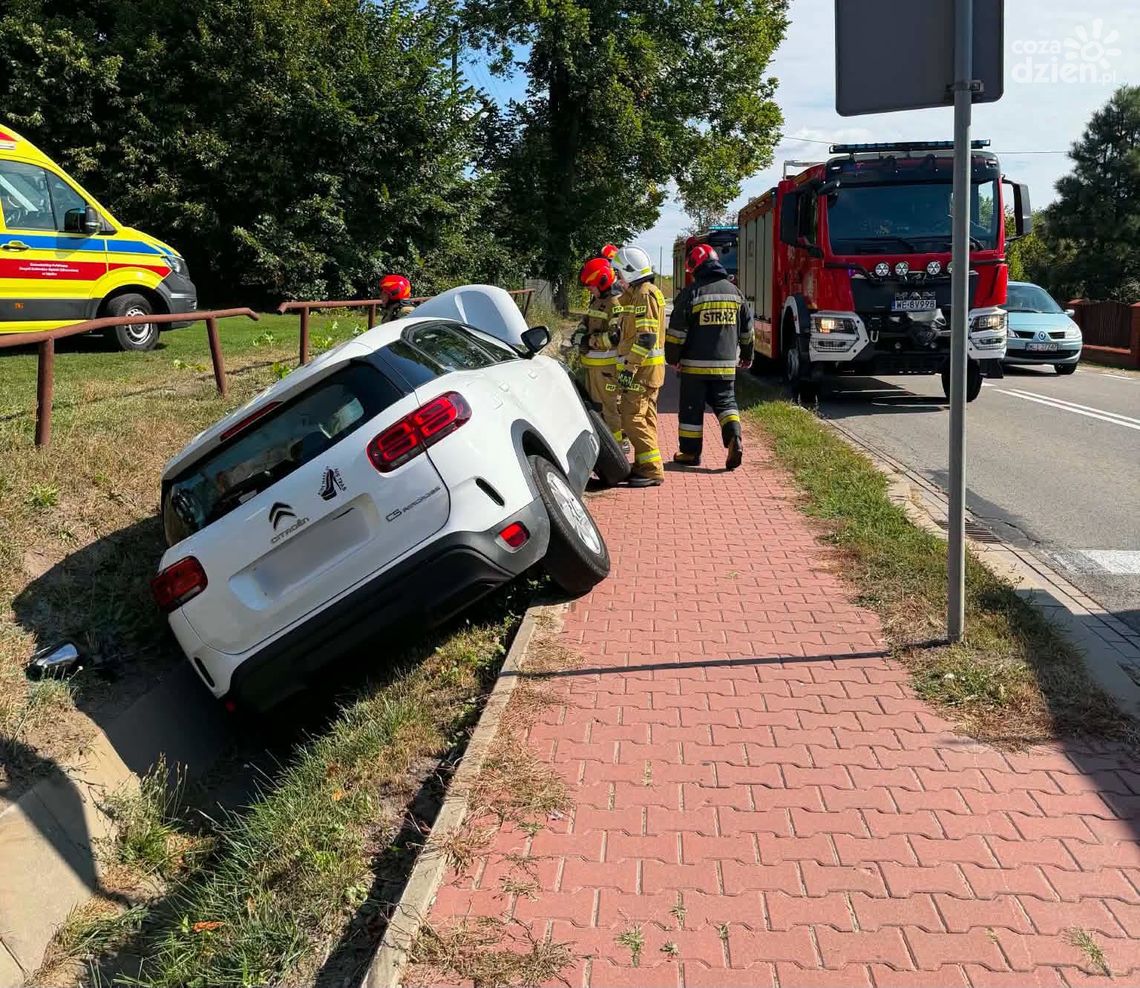 Wypadek w powiecie lipskim. Są utrudnienia Wypadek w powiecie lipskim. Są utrudnienia