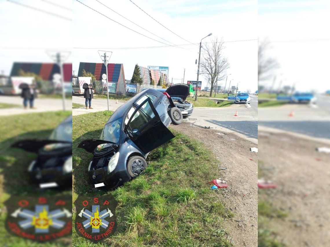 Wypadek w Rajcu Szlacheckim. Trzy osoby trafiły do szpitala 