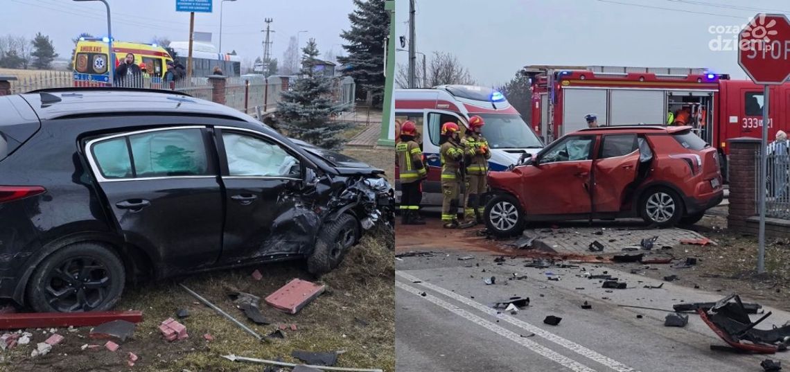 Wypadek w Sołtykowie - sześć osób rannych