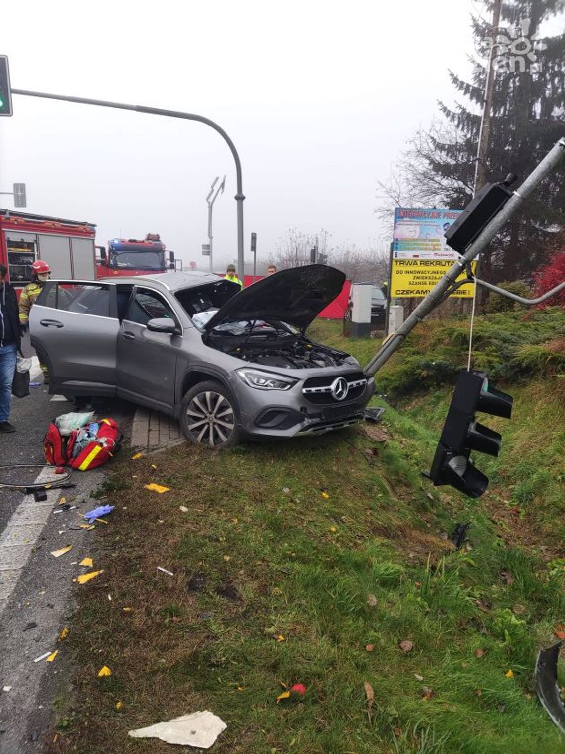 Wypadek w Sułkowicach. Dwie kobiety w szpitalu