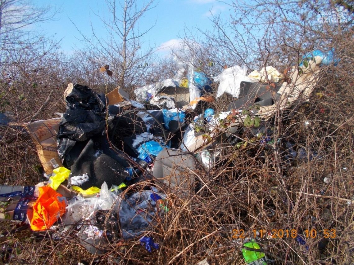 Wyrzucił śmieci i wpadł
