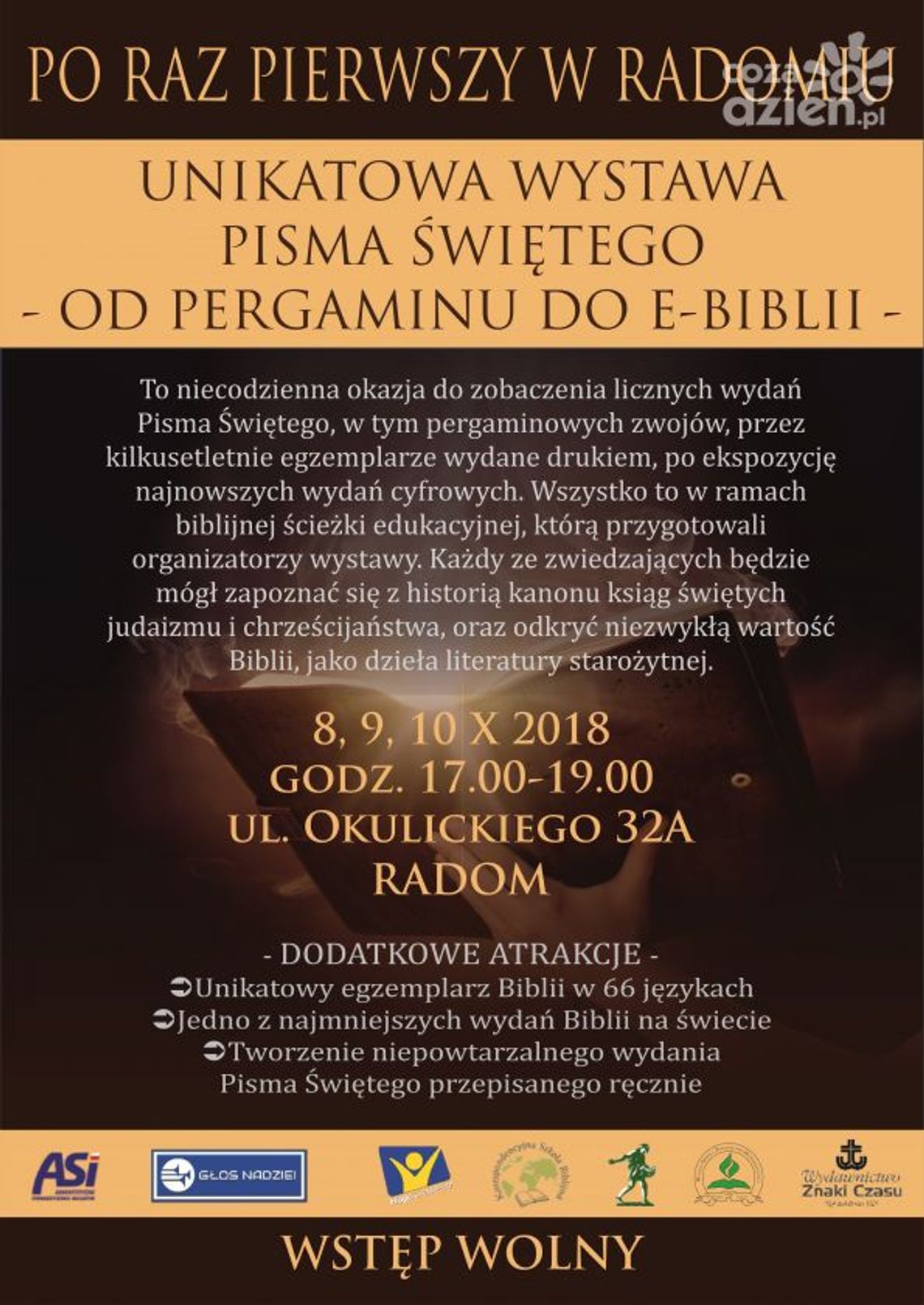 Wystawa Pisma Świętego "Od pergaminu do e-Biblii"