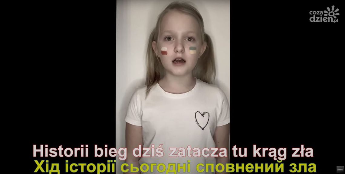 Wzruszająca piosenka 10-letniej Małgosi o wojnie na Ukrainie