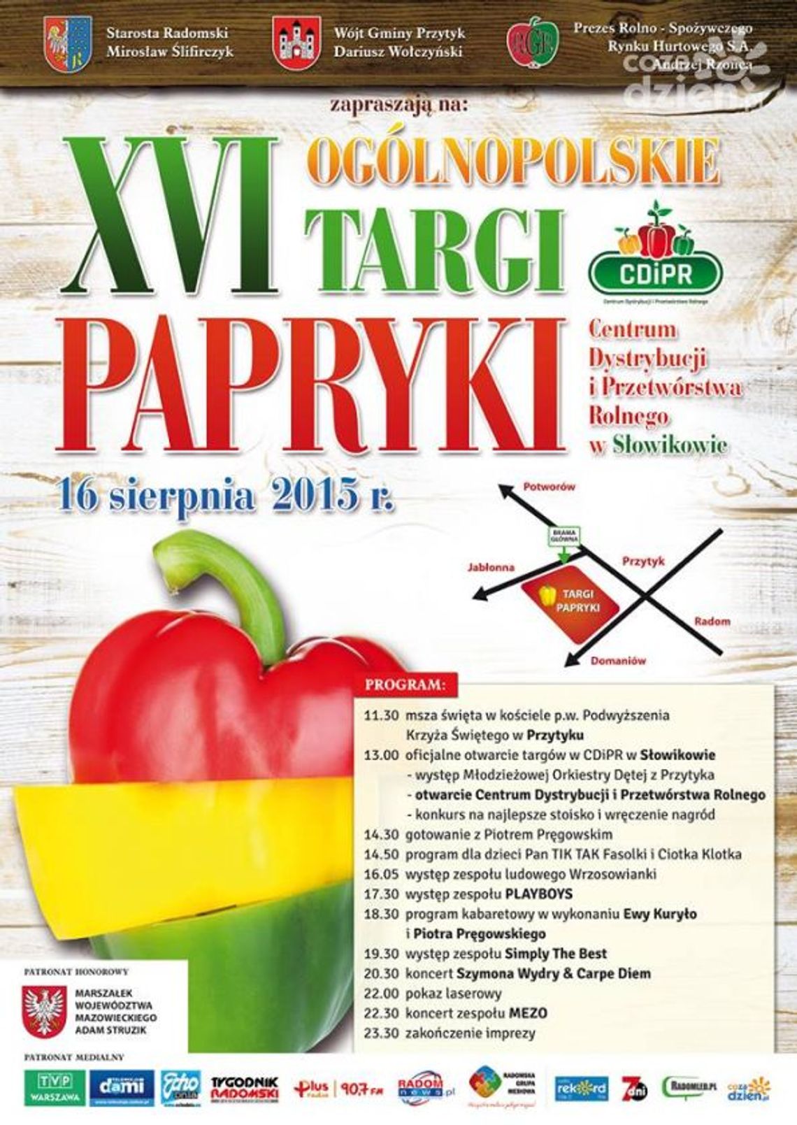 XVI Ogólnopolskie Targi Papryki w Słowikowie XVI Ogólnopolskie Targi Papryki w Słowikowie