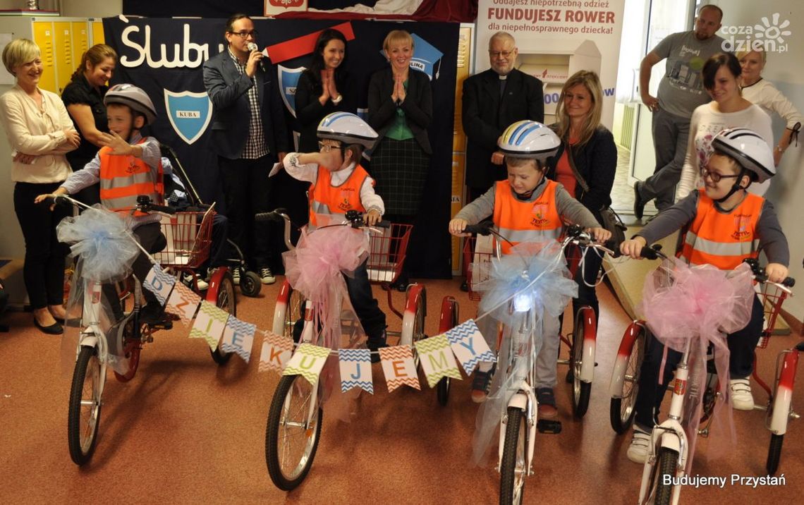 Z pociągu na rower w Budujemy Przystań