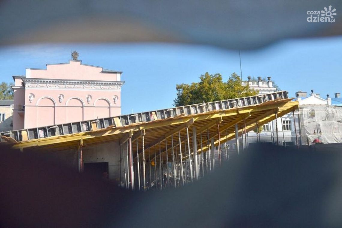 Z wizytą na budowie fontann