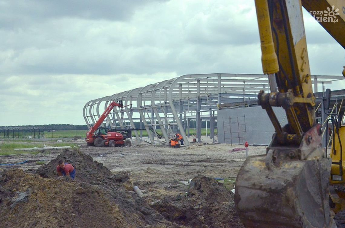 Z wizytą na placu budowy treminalu Portu Lotniczego Radom