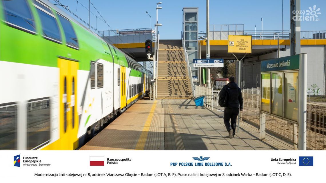 Zaawansowane prace na linii kolejowej z Warszawy do Radomia Zaawansowane prace na linii kolejowej z Warszawy do Radomia