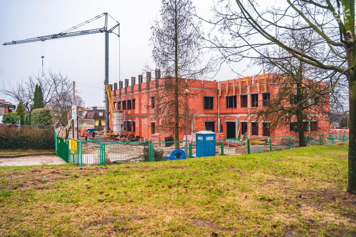 Zaawansowane prace przy budowie żłobka na Borkach Zaawansowane prace przy budowie żłobka na Borkach