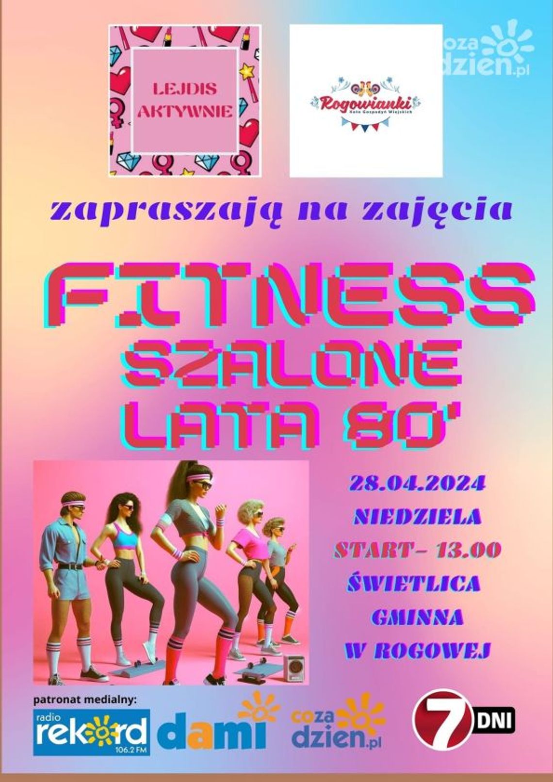 Załóż strój z lat 80. i przyjdź poćwiczyć